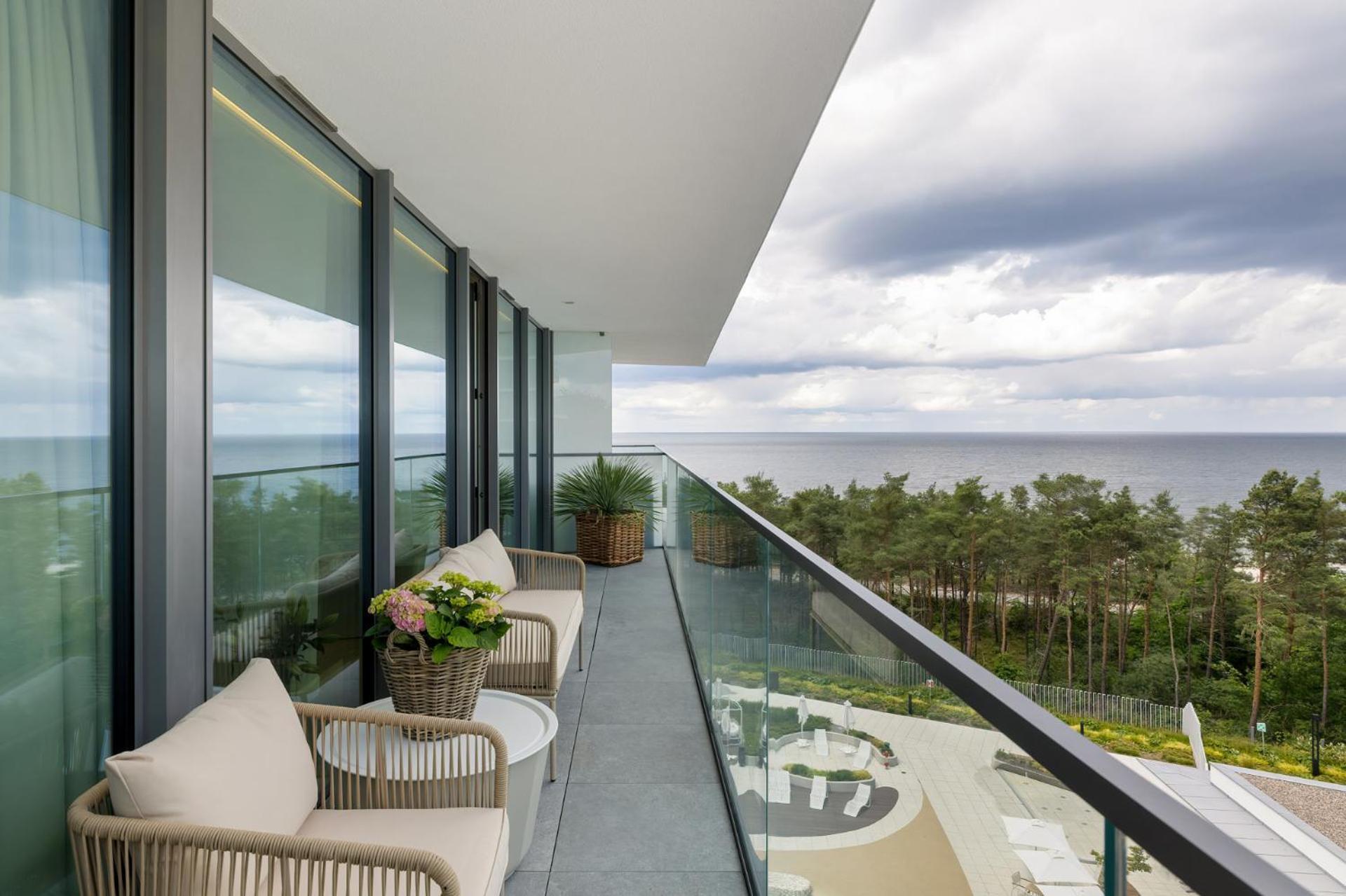 Ferienwohnung Waveview 5Th Floor Dream View Misdroy Exterior foto