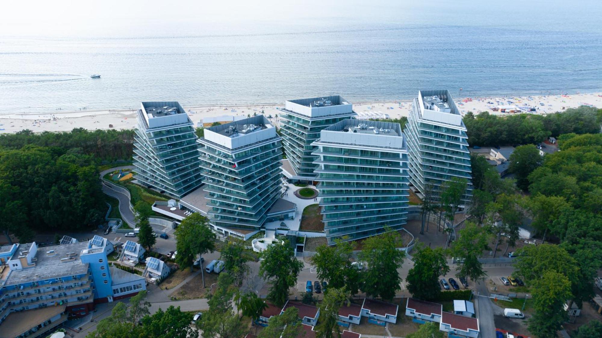 Ferienwohnung Waveview 5Th Floor Dream View Misdroy Exterior foto