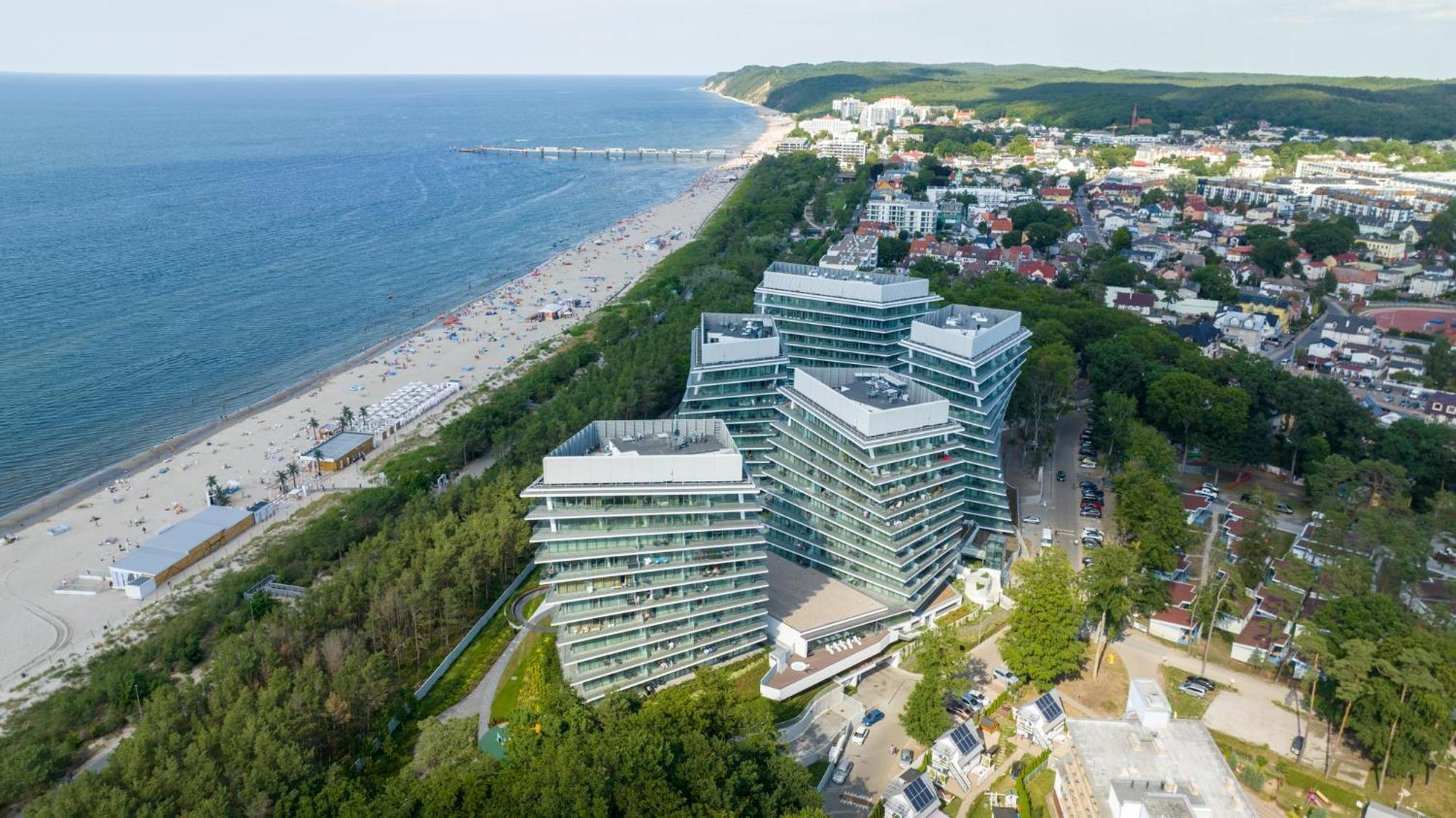 Ferienwohnung Waveview 5Th Floor Dream View Misdroy Exterior foto